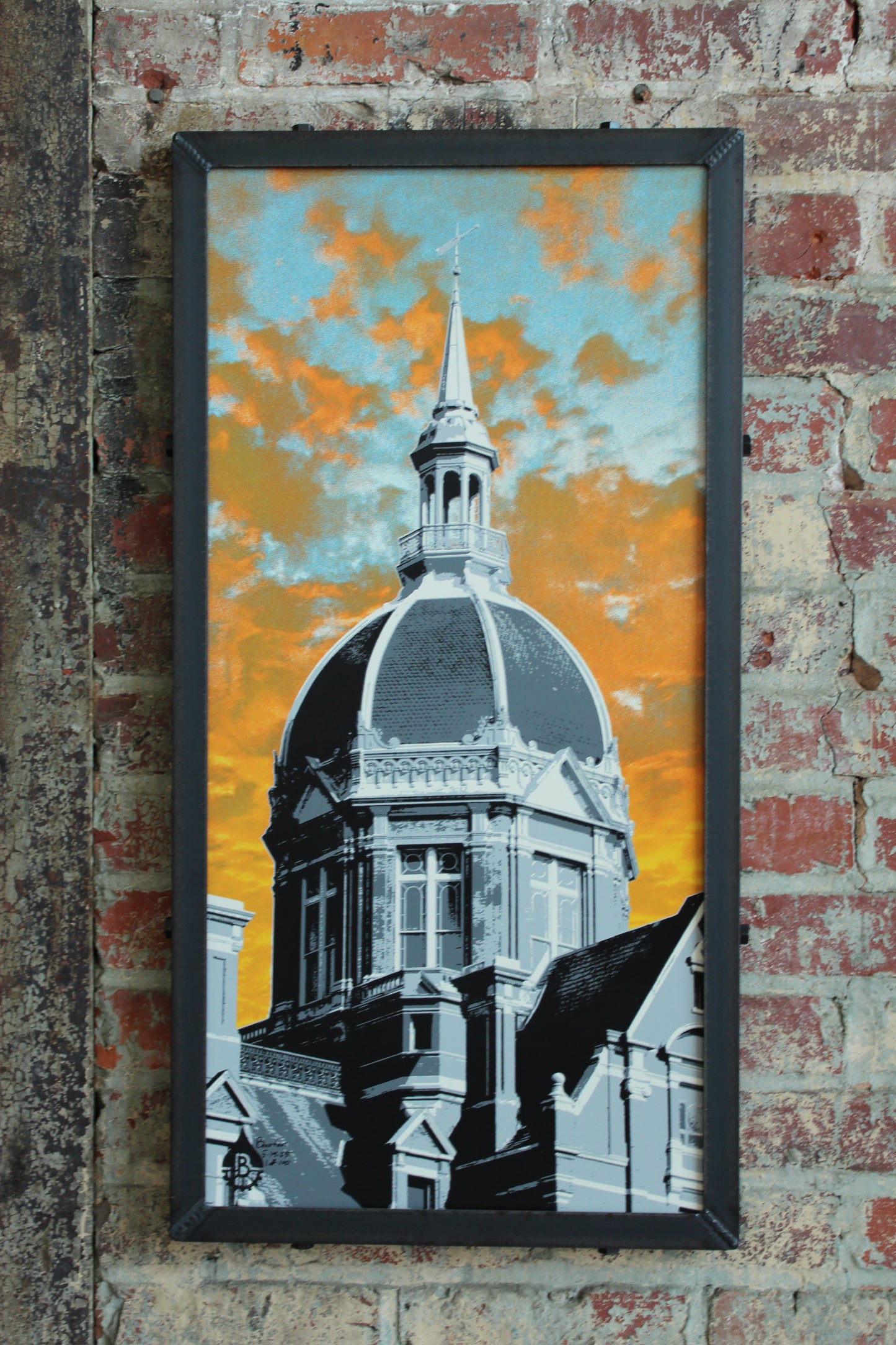 Johns Hopkins dome sunset