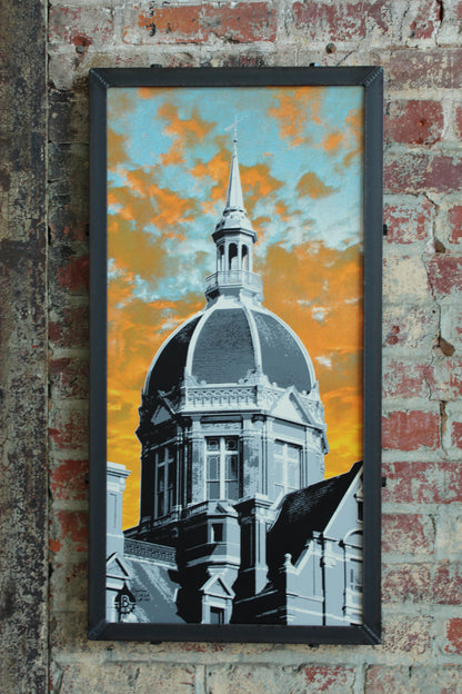 Johns Hopkins dome sunset