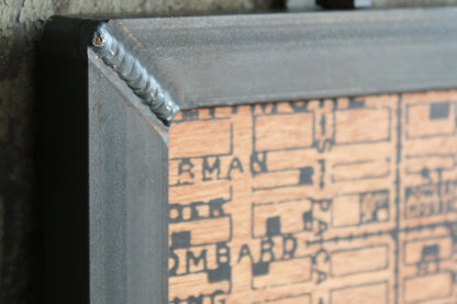 Baltimore City Map Triptych 15x30 ea.