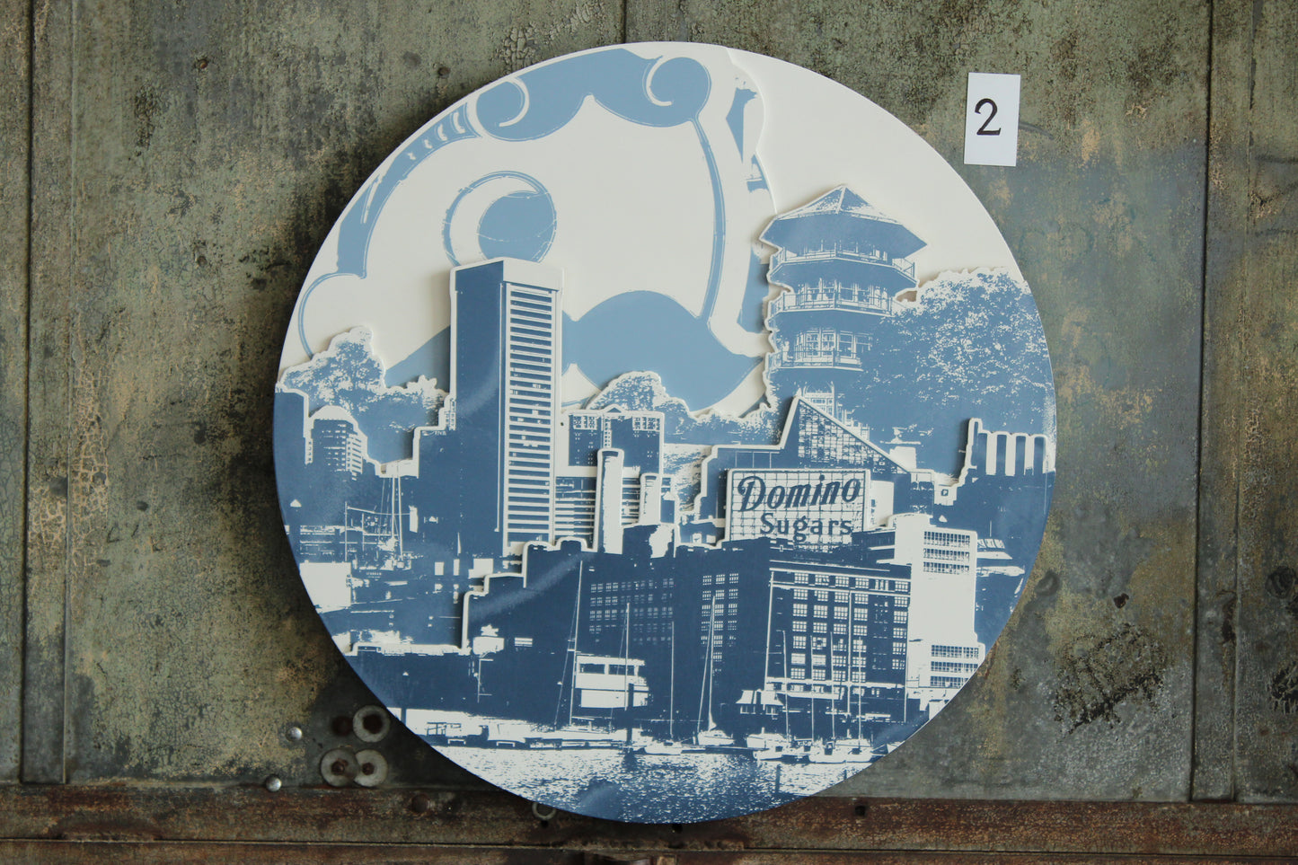 3D Wood Sculptures Baltimore Landmarks 30"