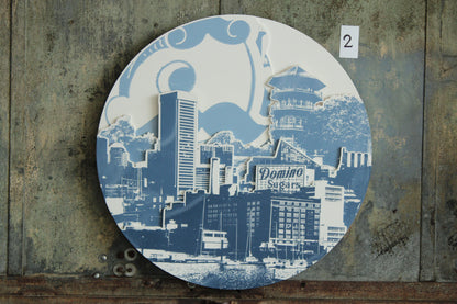 3D Wood Sculptures Baltimore Landmarks 30"
