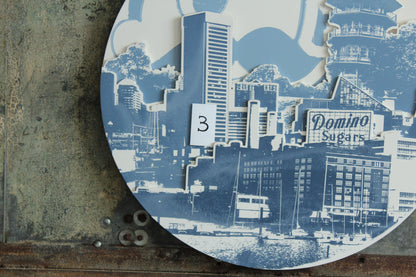 3D Wood Sculptures Baltimore Landmarks 30"