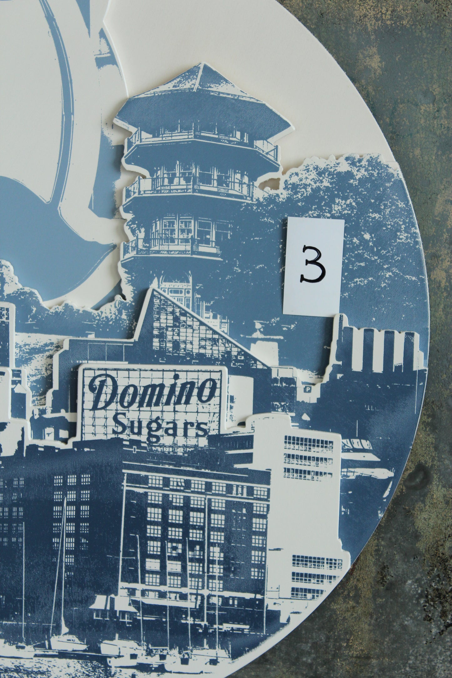 3D Wood Sculptures Baltimore Landmarks 30"