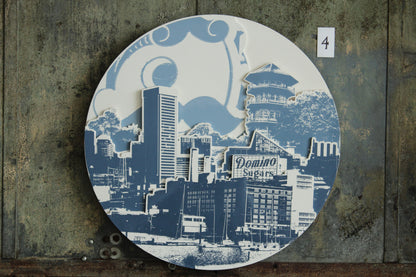 3D Wood Sculptures Baltimore Landmarks 30"