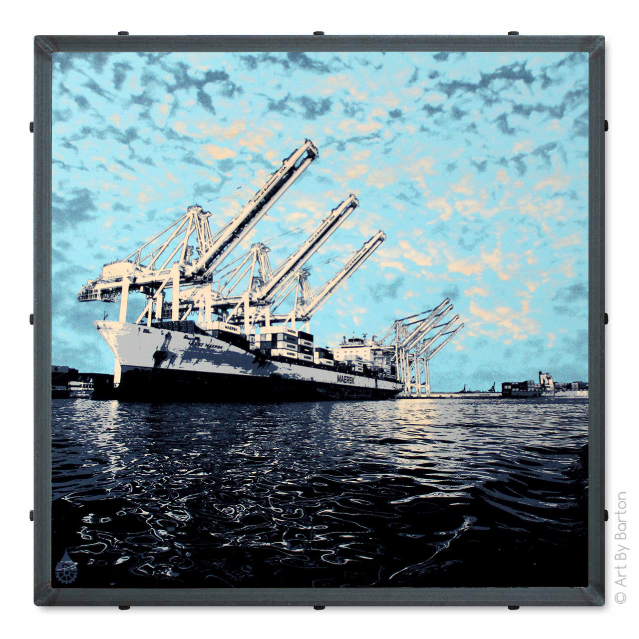 Seagirt Marine Terminal. Shipping Cranes with Maersk, Baltimore, MD 30x30