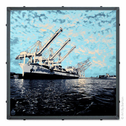 Seagirt Marine Terminal. Shipping Cranes with Maersk, Baltimore, MD 30x30