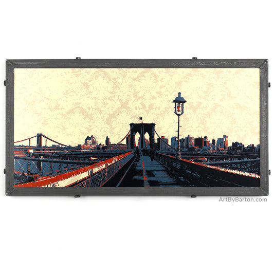 Brooklyn Bridge w/ Damask, Brooklyn, NY
