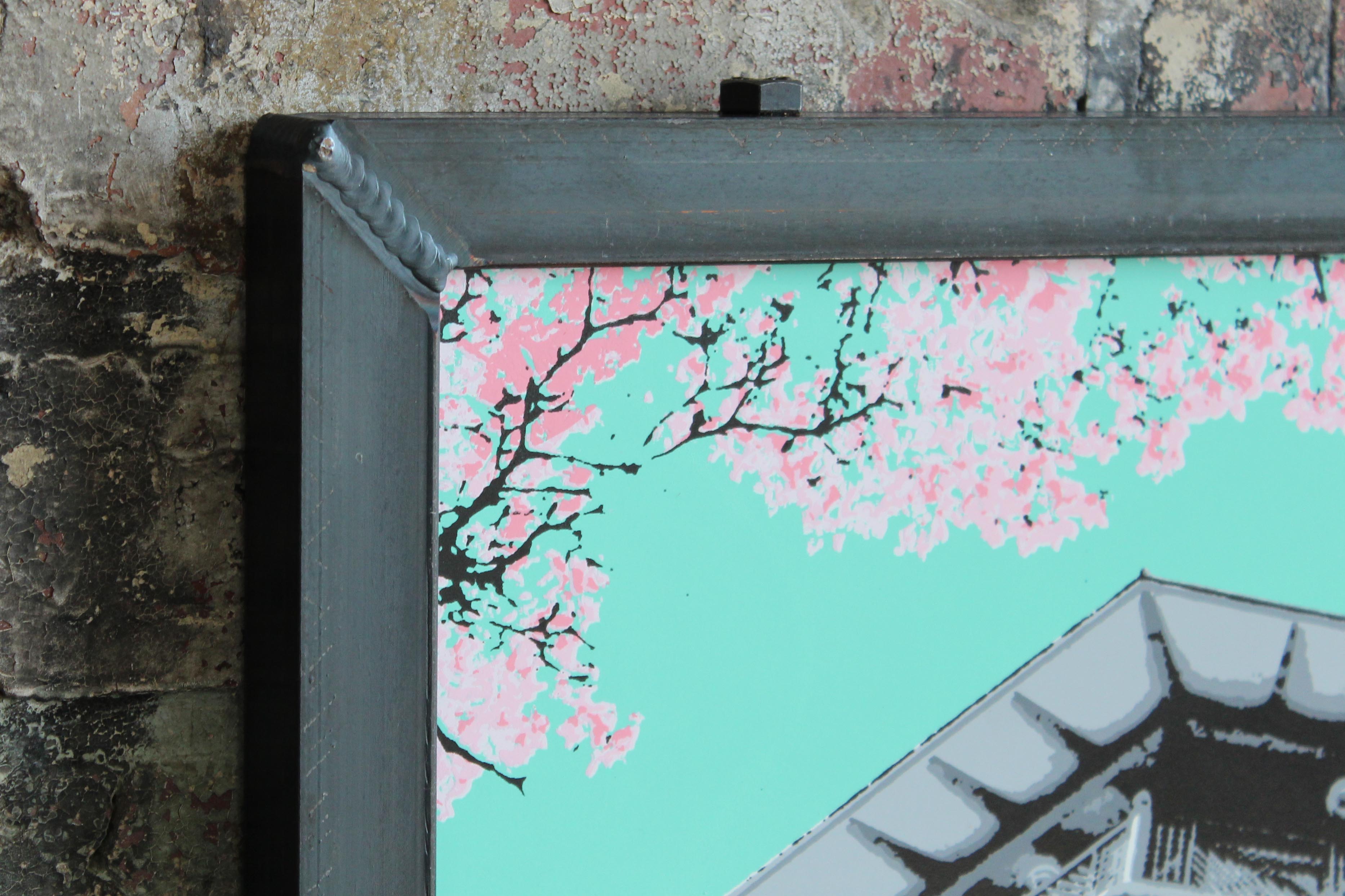 Springtime at the Pagoda, Patterson Park, MD 15x30 – Art by Barton