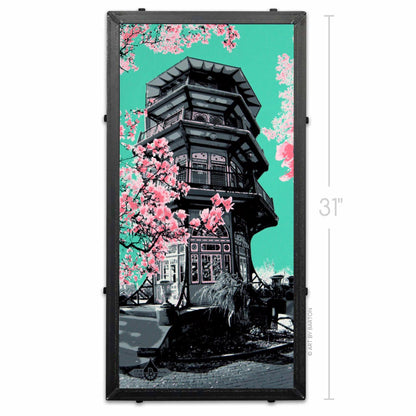Springtime at the Pagoda, Patterson Park, MD 15x30