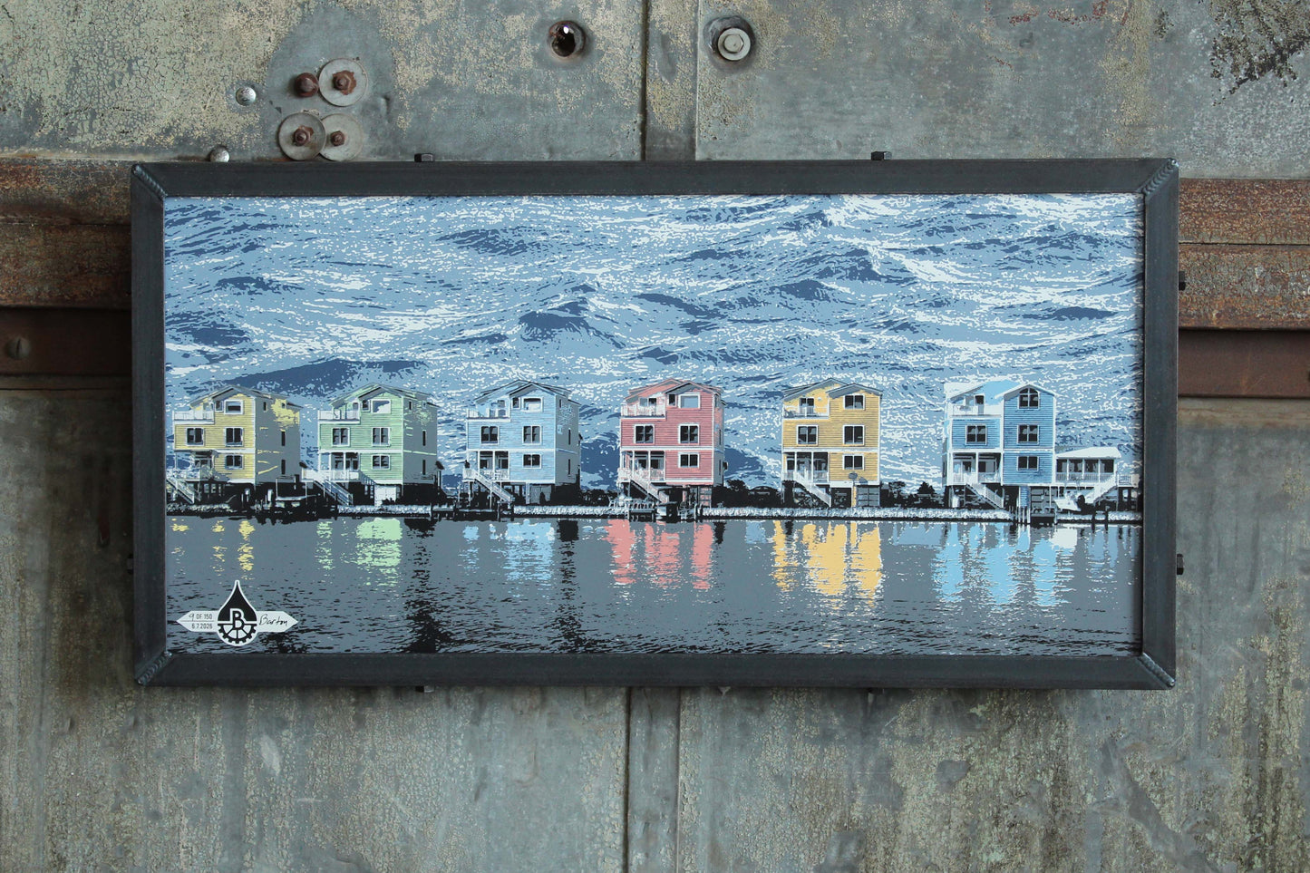 Fenwick Island Painted Houses, Fenwick DE 15x30
