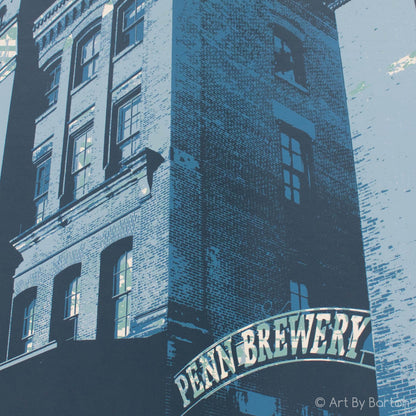 Penn Brewery with Keystones