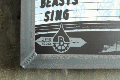 Senator Theatre Blue Damask, Baltimore, MD 15x30