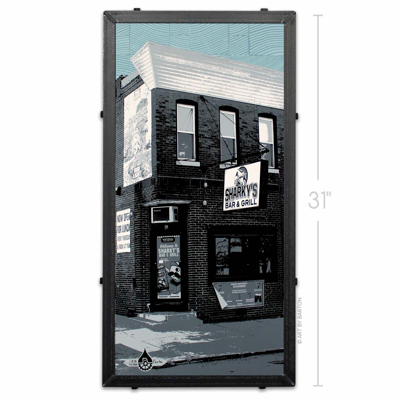 Sharky's Bar and Grill, Baltimore, MD 15x30