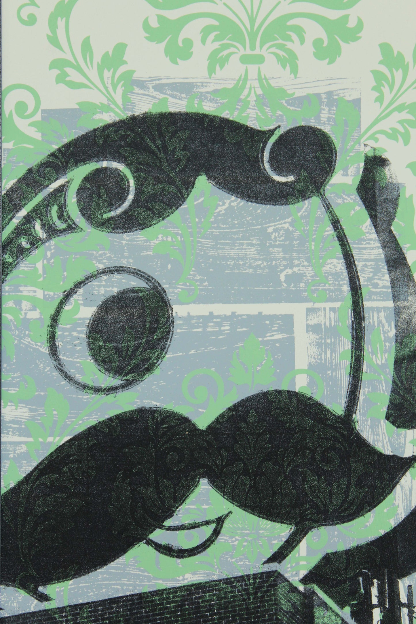 Abstract Damask Natty Boh, Baltimore, MD 15x30