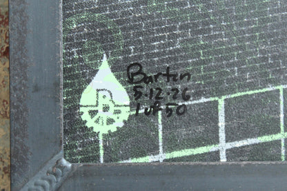 Abstract Damask Natty Boh, Baltimore, MD 15x30
