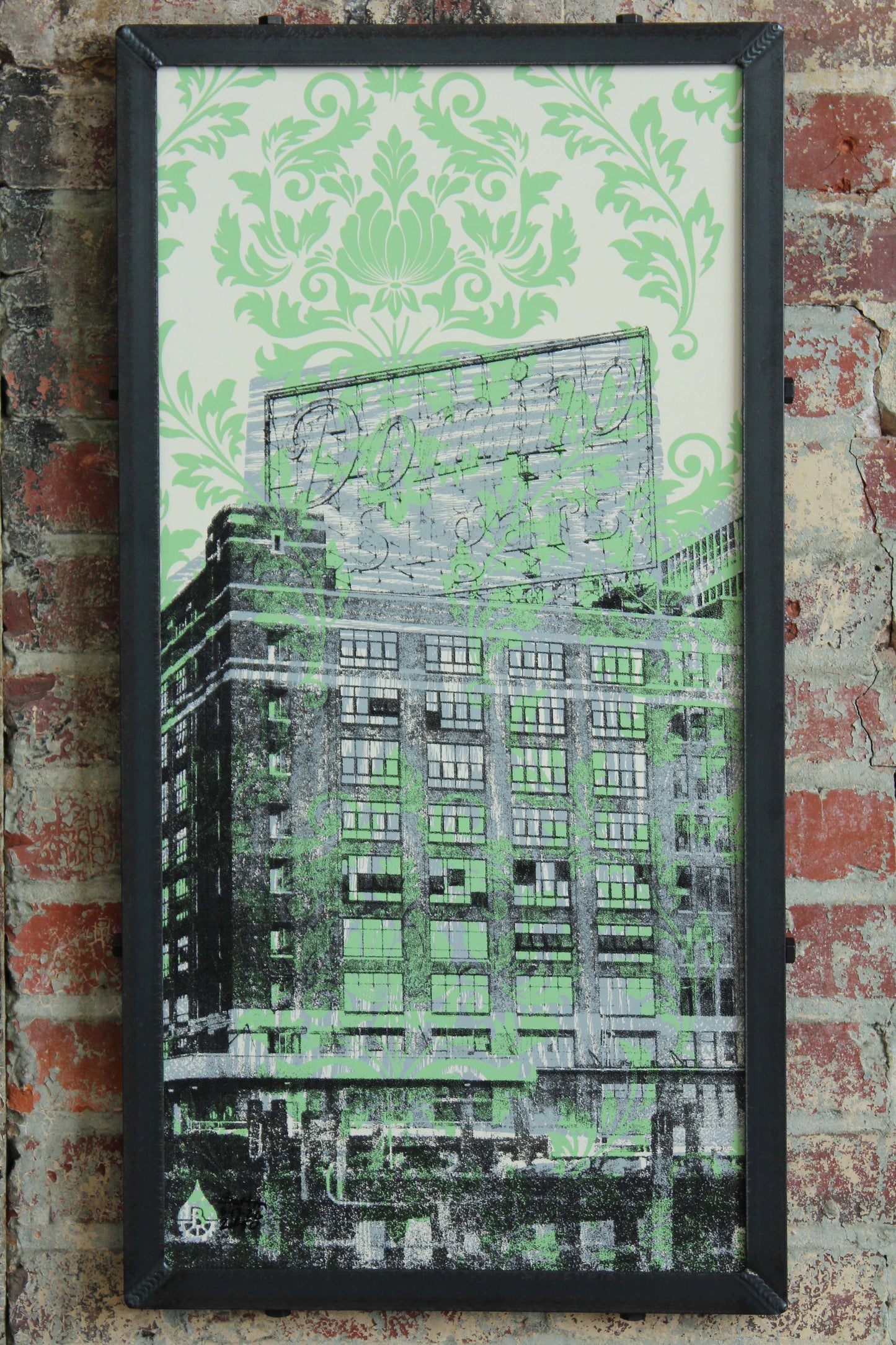 Abstract Damask Domino Sugar Baltimore, MD 15x30