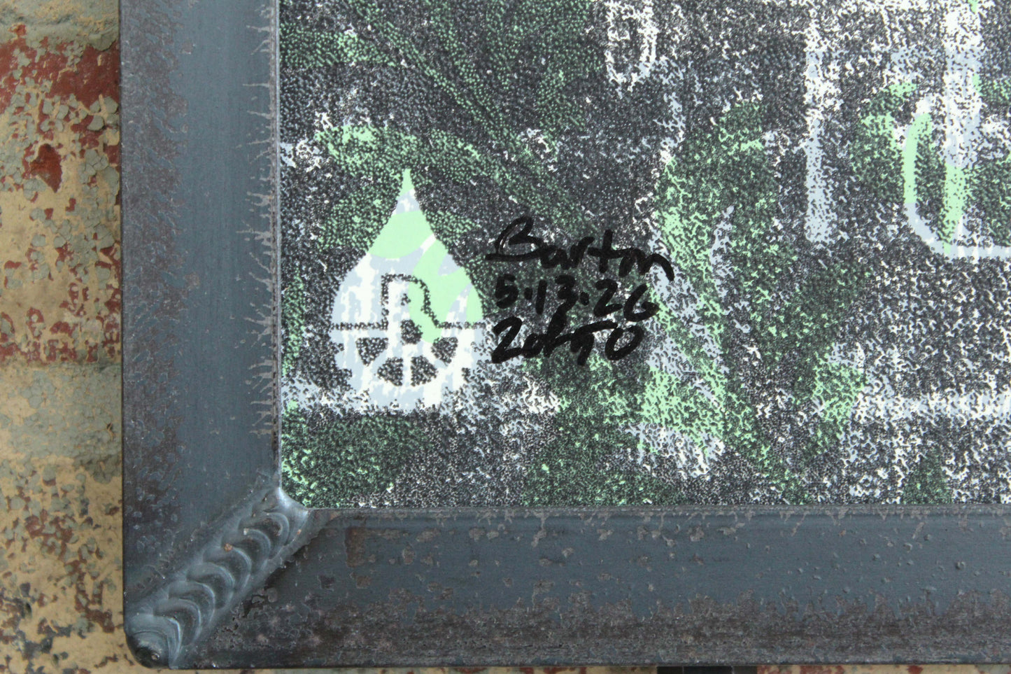 Abstract Damask Domino Sugar Baltimore, MD 15x30