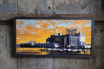 Domino Sugar Sunset 24x48