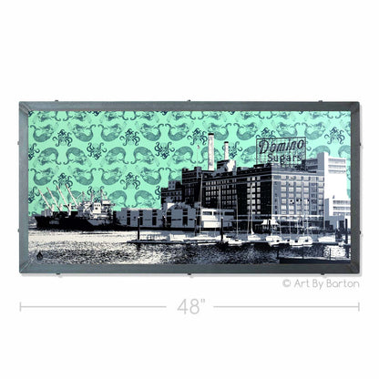 Domino Sugar with Mermaids 24x48