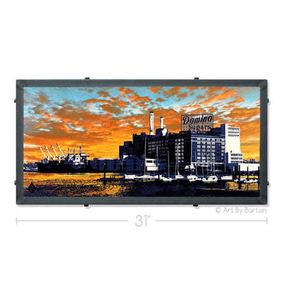 Domino Sugar Sunset 15x30
