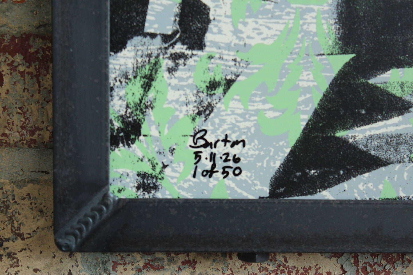 Abstract Damask Pagoda, Baltimore, MD 15x30
