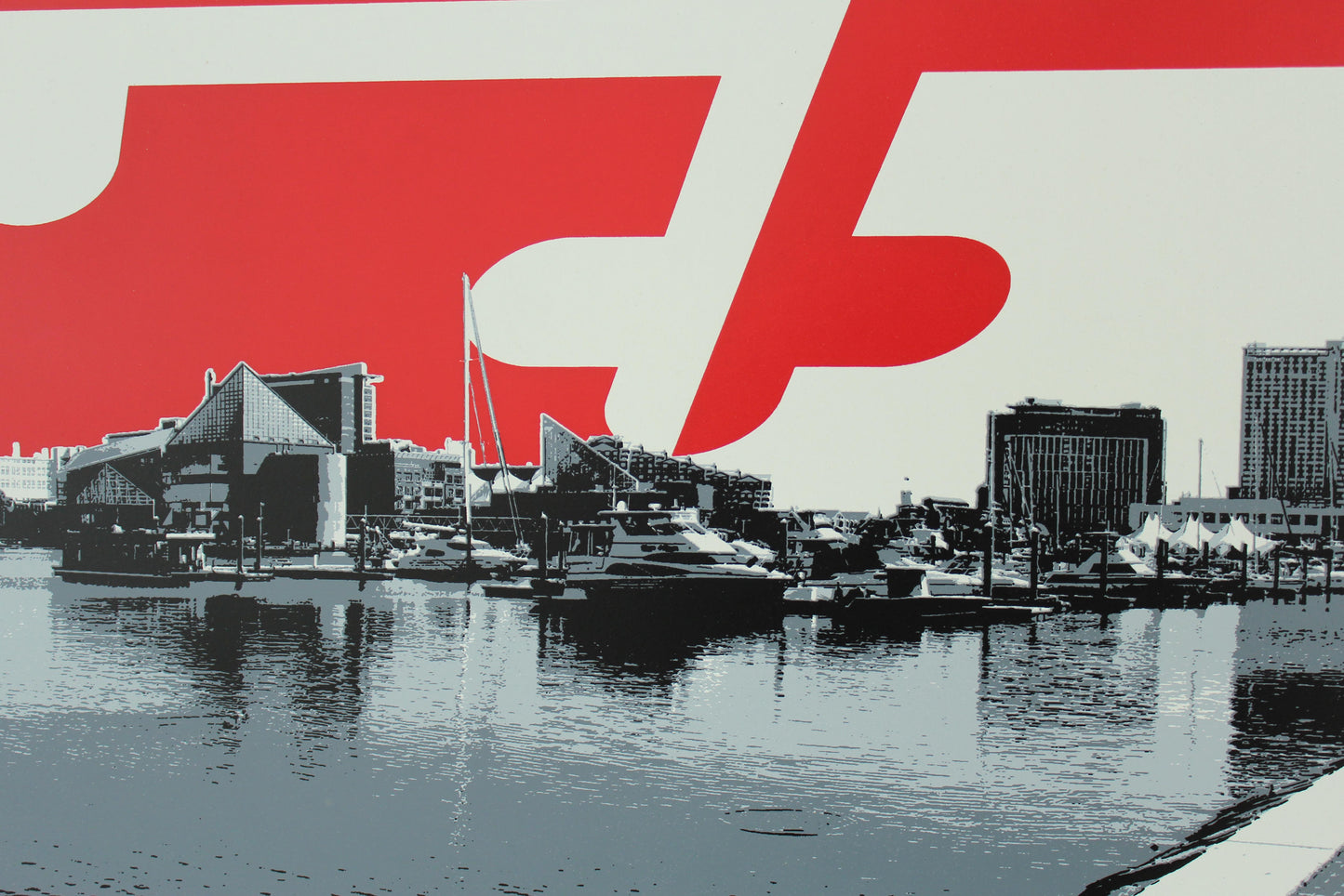 Baltimore Skyline Flag, Baltimore, MD 24x48